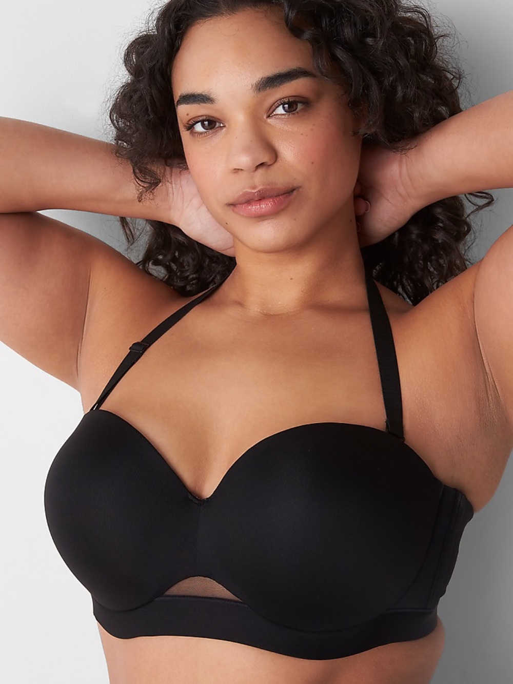 Cacique Comfort Bliss Lightly Lined Multi-way Strapless Bra 38C NWT